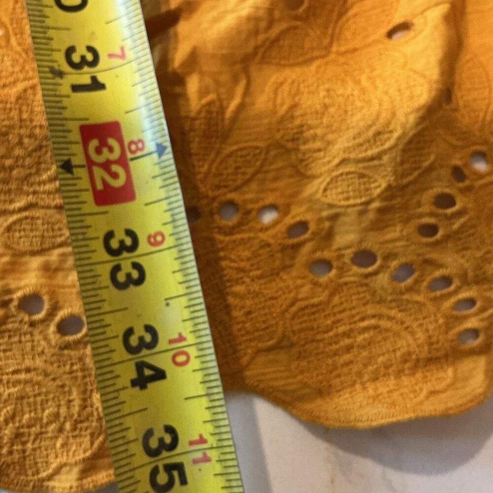 Anthropologie THML Fit and Flare Eyelet Dress Sz M Boho Gypsy - Picture 6 of 9